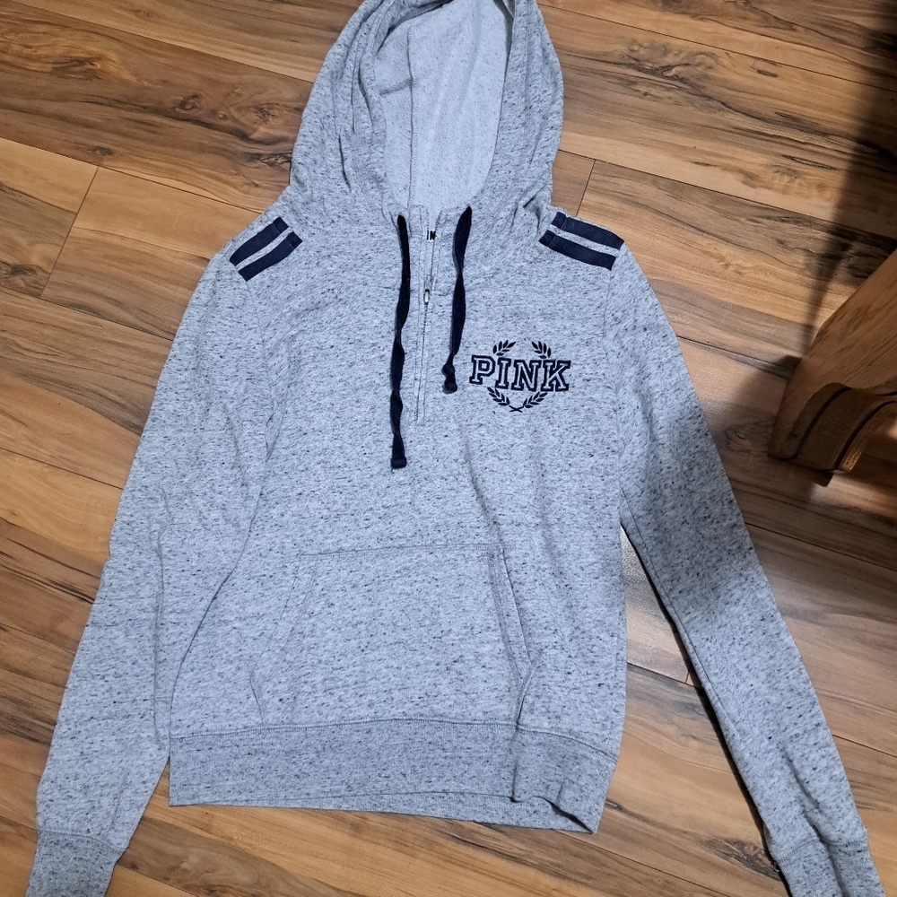 Gray PINK Victoria's Secret Womens Sweater